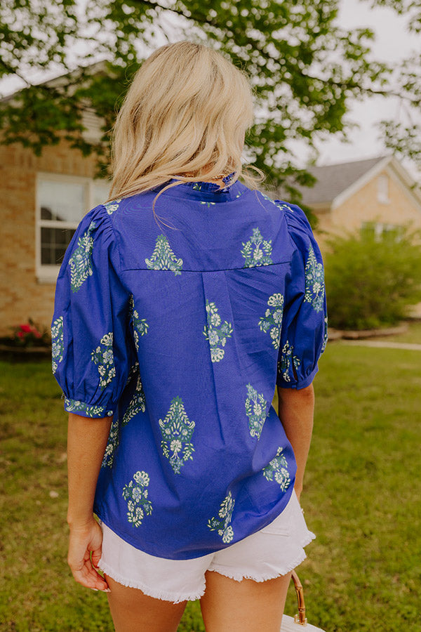 Sip In Style Floral Top