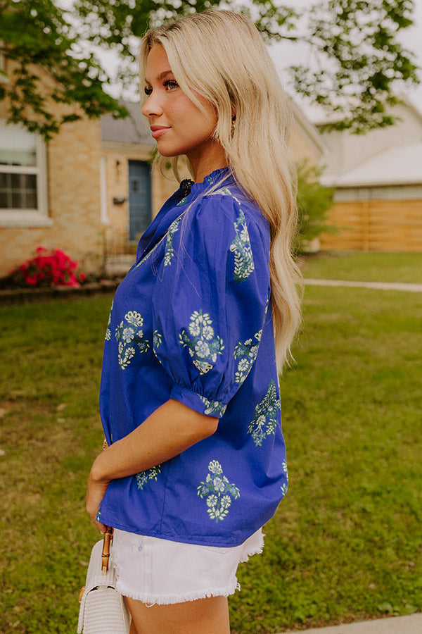 Sip In Style Floral Top