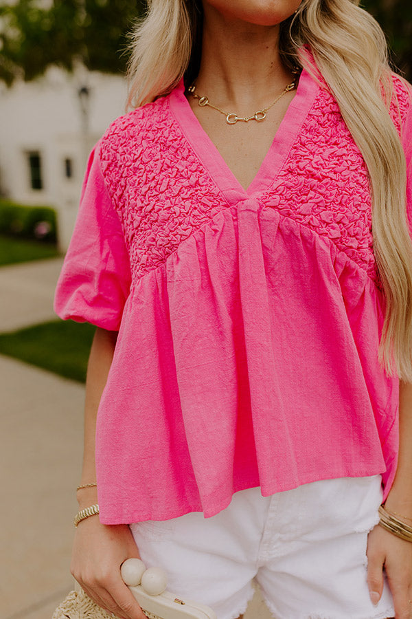 Happy Moment Babydoll Top