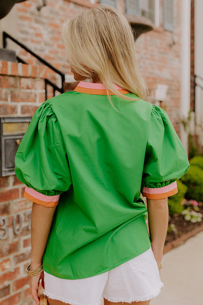 Sunday Mimosas Shift Top