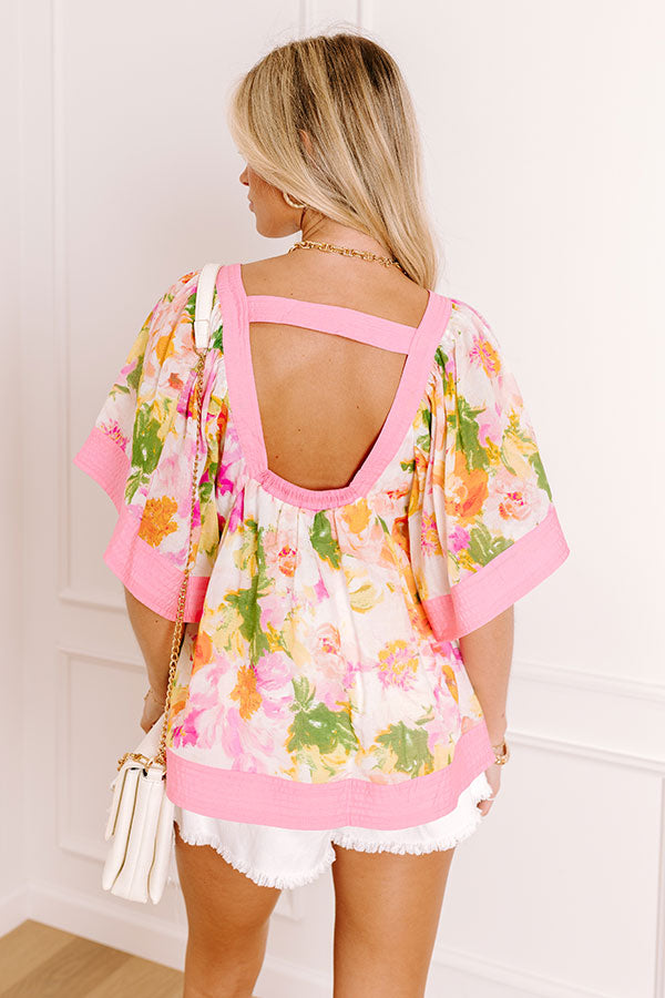Sweet Energy Floral Top