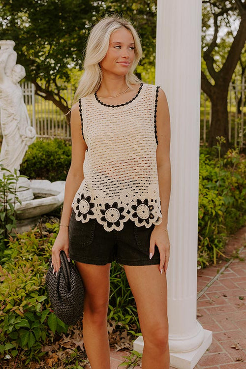 Blooming Coast Crochet Top