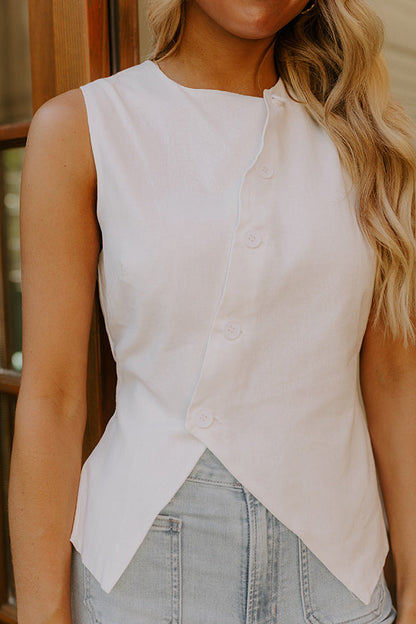Rooftop Lounge Asymmetrical Vest Top
