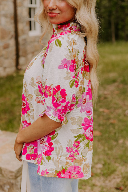 Garden Gorgeous Floral Top