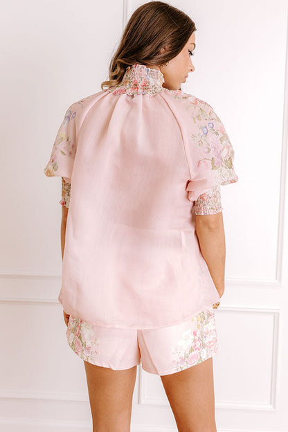 Garden Tea Party Floral Top