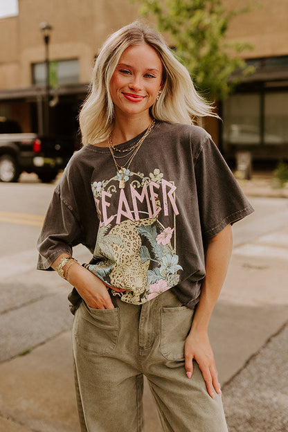 Dreamer Paradise Vintage Wash Graphic Tee