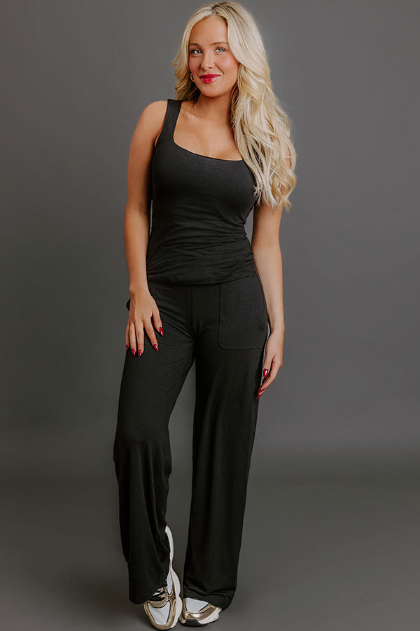 Elite Comfort Buttery Soft Tank in Black