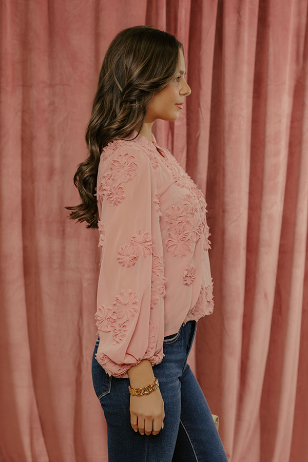 Darling Bloom Chiffon Top