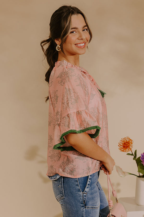 Uptown Prep Floral Top