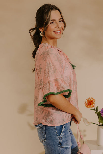 Uptown Prep Floral Top