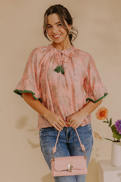 Uptown Prep Floral Top