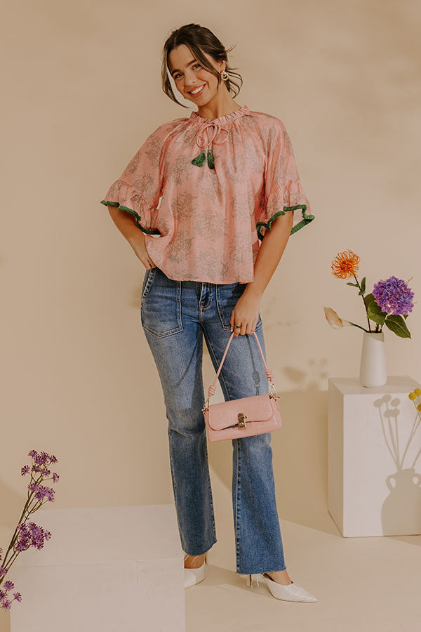 Uptown Prep Floral Top
