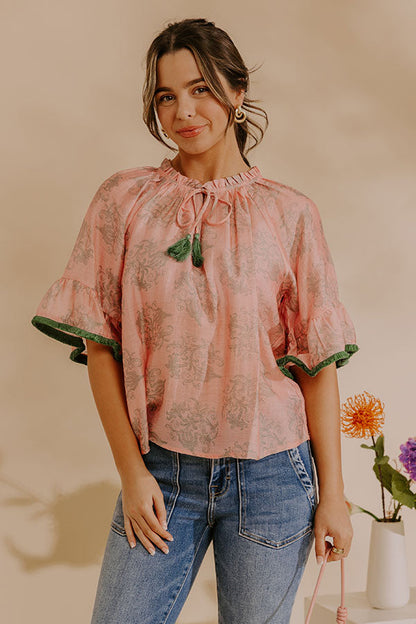 Uptown Prep Floral Top