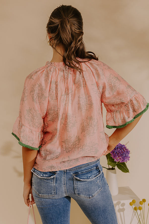 Uptown Prep Floral Top