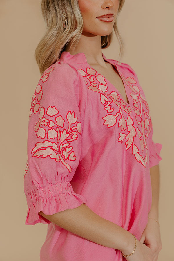 Petal Dream Embroidered Top