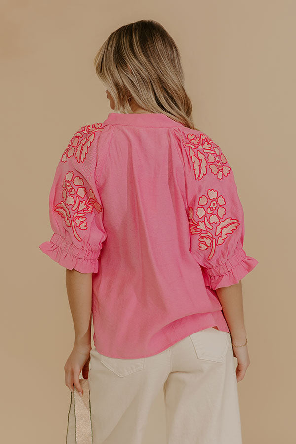 Petal Dream Embroidered Top