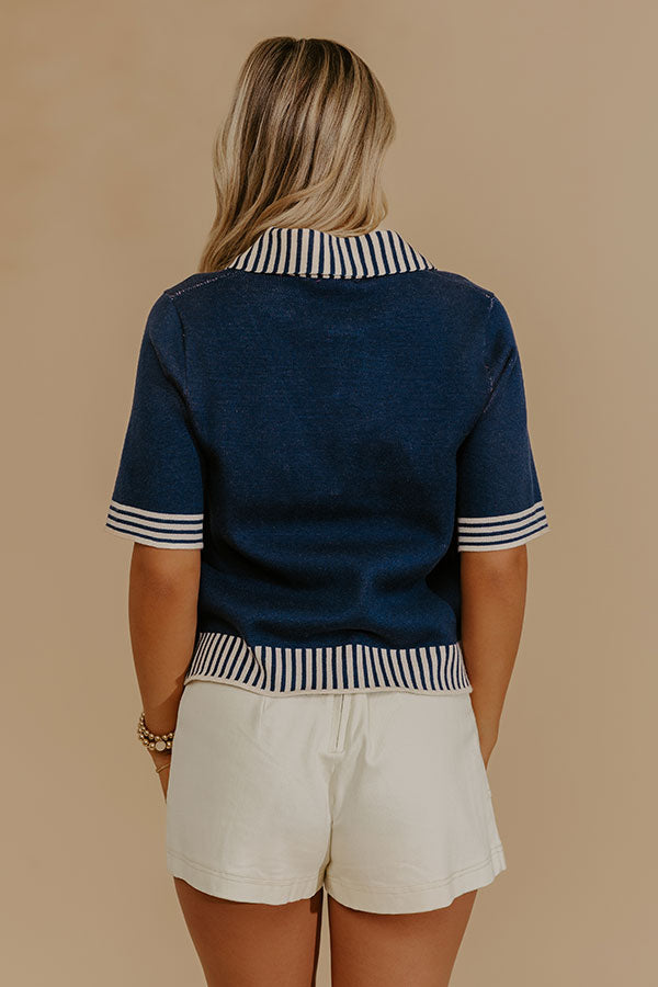 City Garden Chic Knit Top
