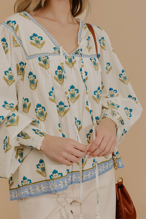 Sweet Blooms Floral Top