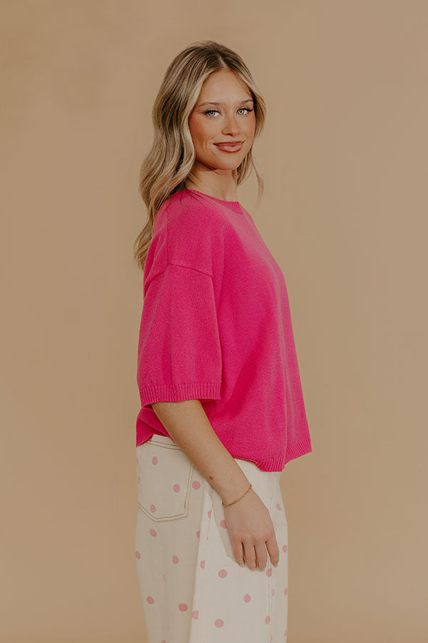 Happy Days Knit Top