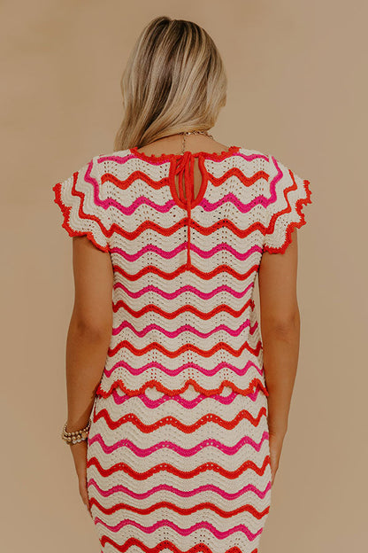 Getaway Chic Pointelle Knit Top