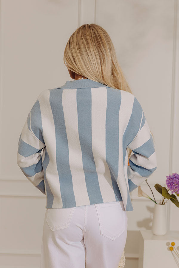 Madison Line Knit Stripe Top