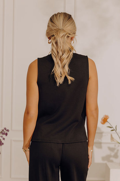 First Class Charm Top in Black