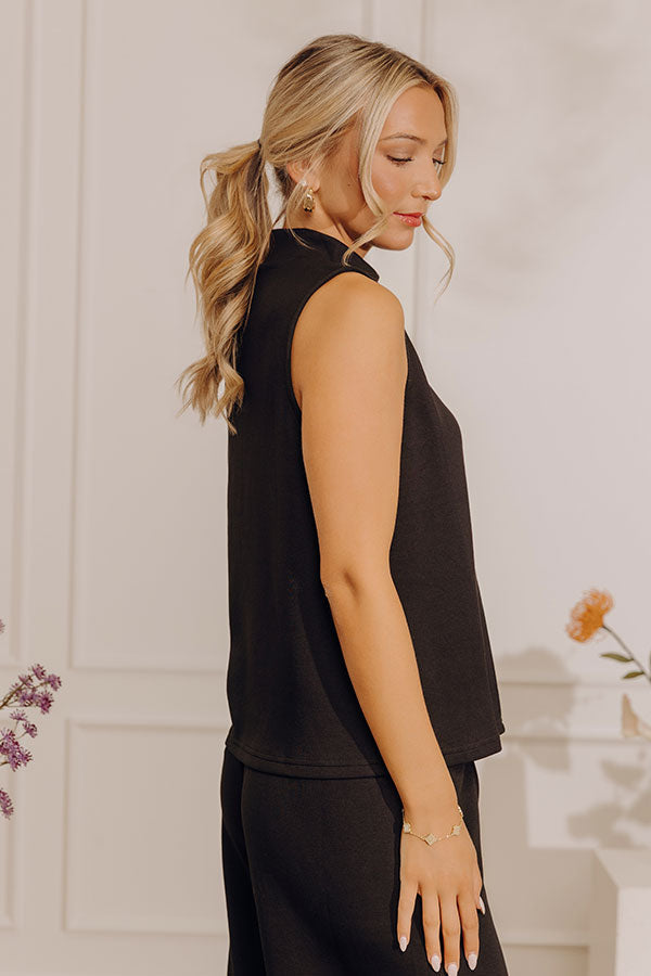 First Class Charm Top in Black