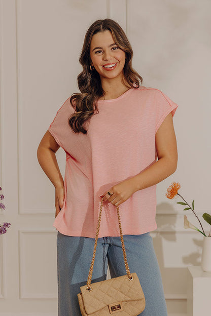 Just Right Oversized Slub Tee