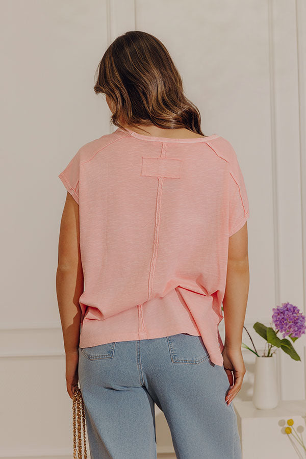 Just Right Oversized Slub Tee