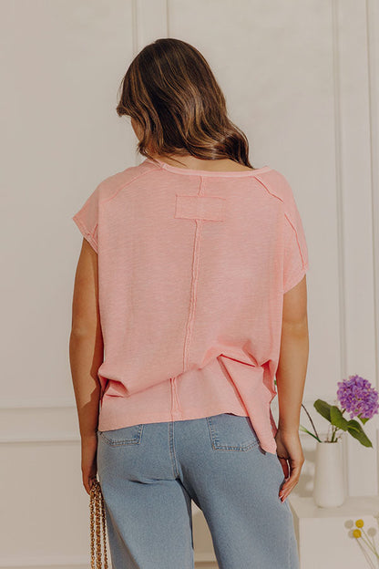 Just Right Oversized Slub Tee