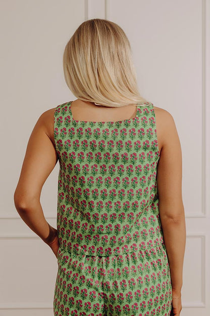 Perfect Petals Floral Button Up Top