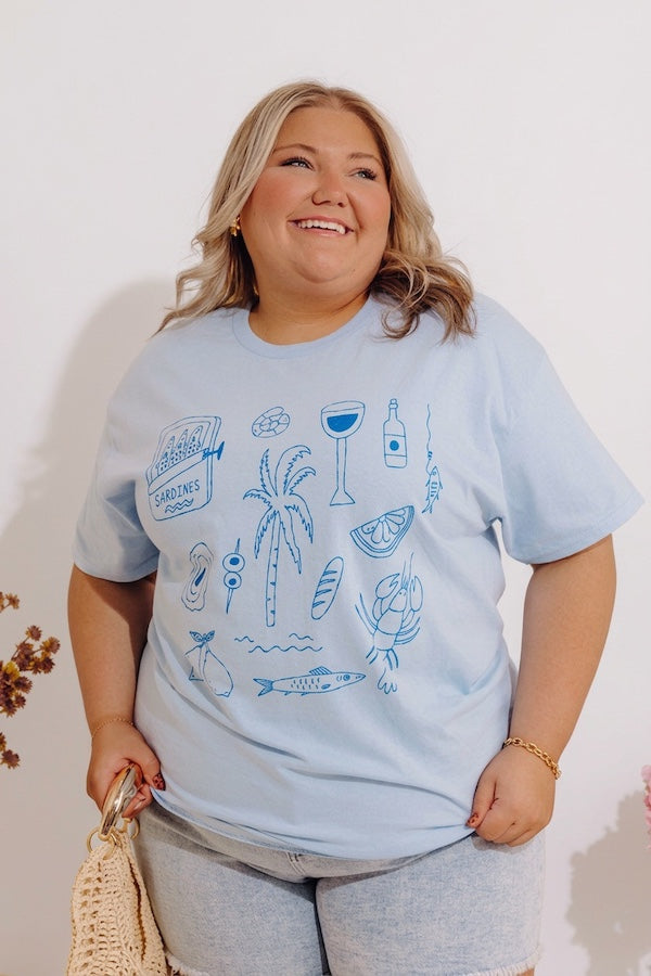 Better Al Fresco Graphic Tee Curves