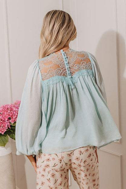 Poise And Polish Chiffon Top in Limpet Shell