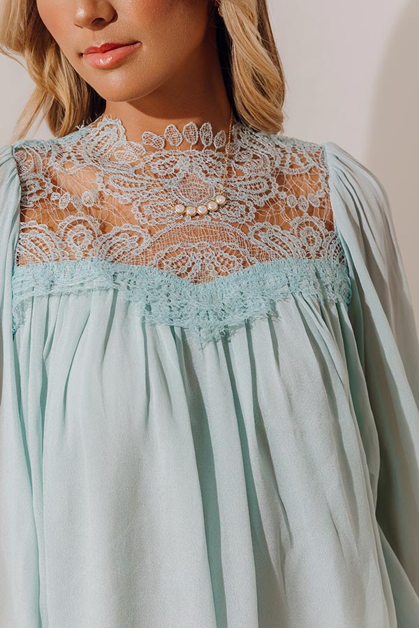 Poise And Polish Chiffon Top in Limpet Shell