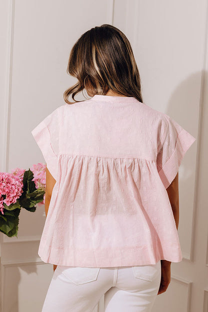 Always in Style Button Down Top