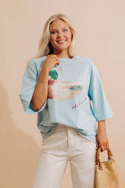 Mallard Mode Oversized Graphic Tee