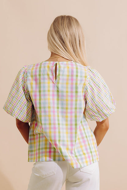 Sweet Grace Gingham Top