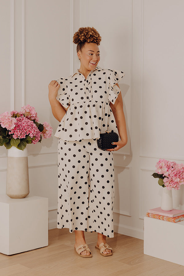 Chic Spotlight Peplum Top Curves