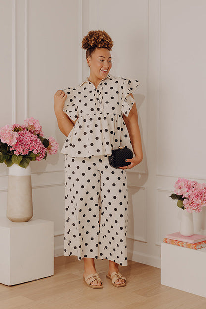 Chic Spotlight Peplum Top Curves