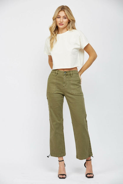 Mica High Rise Utility Jeans