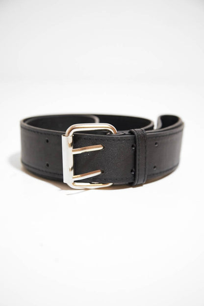 Black Basic Buckle Belt - Larae