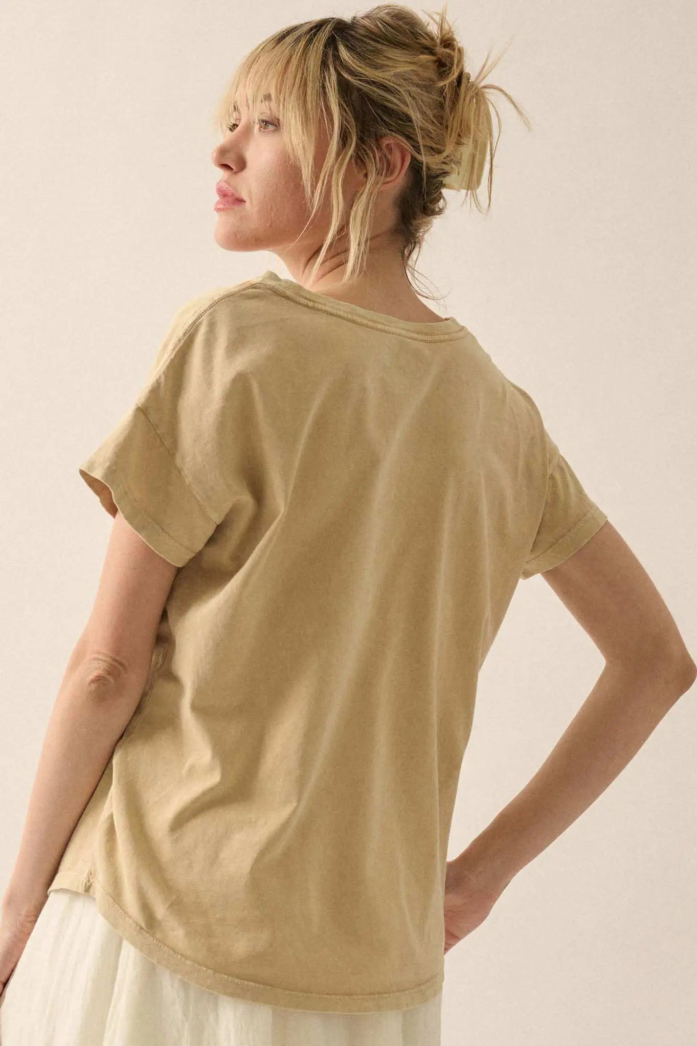 Valentine Hearts Vintage-Wash Graphic Tee