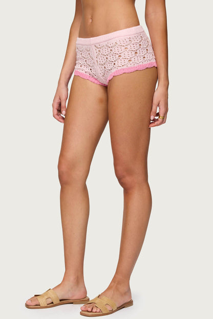 Elisa Open Knit Shorts