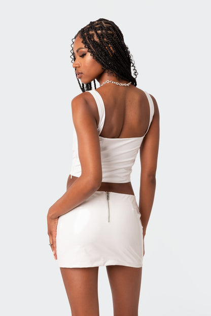 Amiyah Vinyl Corset