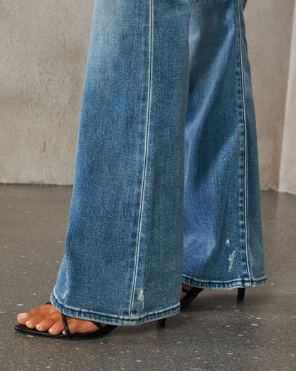 Ayla Super Stretch High Rise Flare Jeans
