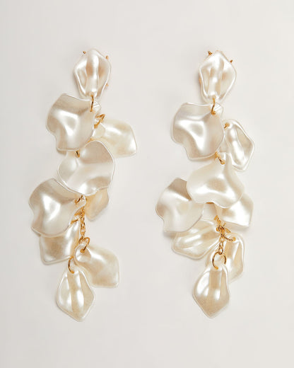 Etta Textured Drop Earrings