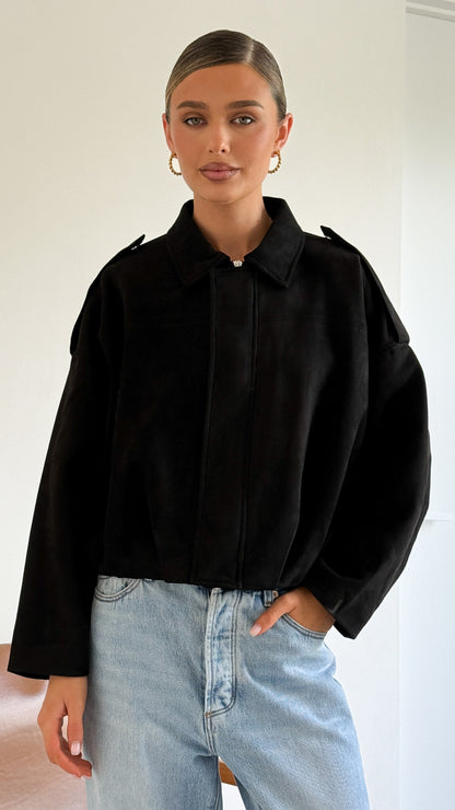 Phoenix Bomber Jacket - Black