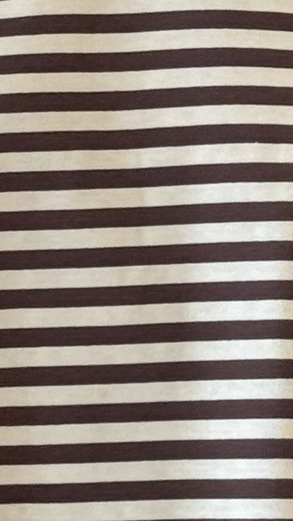 Paige Tee - Chocolate Stripe