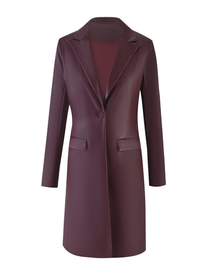 LYON TRENCH COAT - RED : CHERRY RED