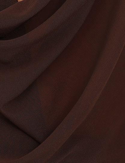 MAKENA TWO-PIECE TOP - BROWN : CHOCOLATE